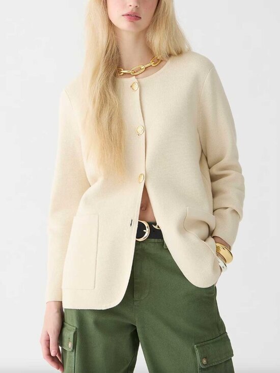 J. Crew Sweaters - J. Crew Giselle Lady Sweater Blazer XL
